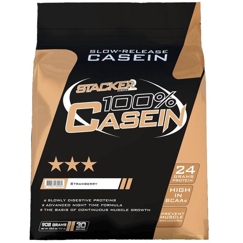 Stacker2 100% Casein Strawberry 908g 