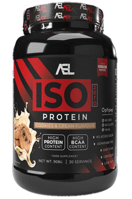 Hovedbilde ASL Whey ISO Zero Protein Cookies & Cream 908g