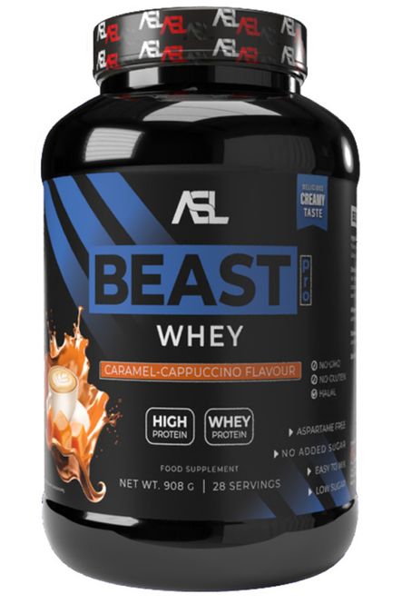 Hovedbilde ASL BEAST Whey Caramel Cappucino 908g