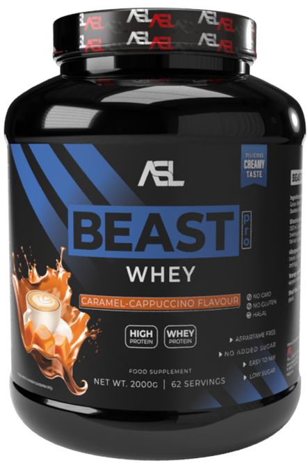 Hovedbilde ASL BEAST Whey Caramel Cappucino 2 kg
