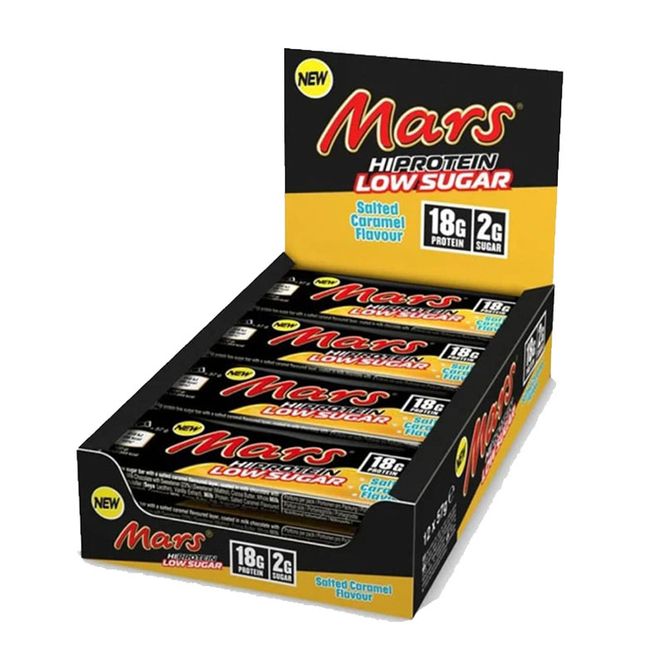 Hovedbilde Mars Low Sugar High Protein Bar 12x57g - Salted Caramel